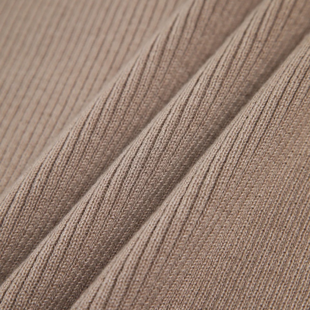 Commense Beige Ribbed Halter Top - Picture 5 of 5